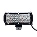 Kawell 36W Offroad Led Work Light Bar 7 Inches Cree 6000K LED Flood Beam Super Bright Light Bar for 4x4 Jeep Tractor Marine Truck Boat