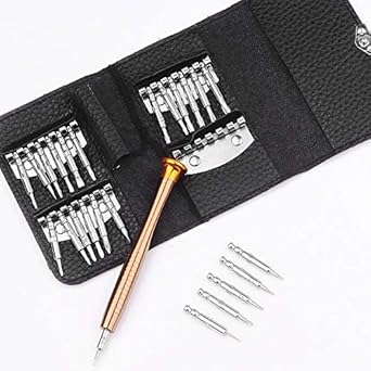 SHAFIRE 25 in 1 Precision Screwdriver Set Multi Pocket Repair Tool Kit