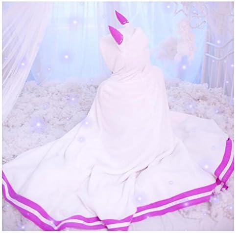 UpdateClassic Anime Emilia Cat Ear Cloak Blanket Costume Winter Warm Nap Cape