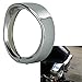 OVOTOR 7inch Round Headlight Trim Ring Visor Compatible with Harley 94-14 FLHR Touring Electra Glide Motorcycle Chrome Pack of 1