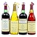 Kurt Adler Acrylic Wine Bottle Ornament, Set of 4