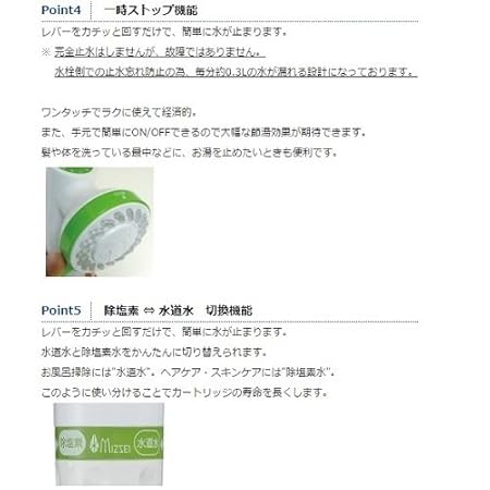 ジョワー 【送料無料】 (1セット) ホワイト JS211-W 除塩素シャワー