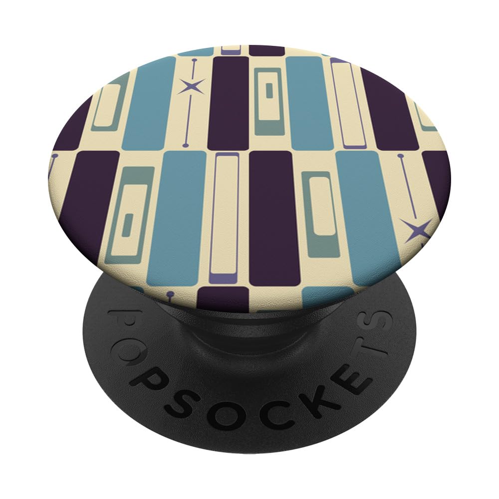Mid-Century Modern Inspired Abstract Geometric Array PopSockets Swappable PopGrip