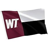 Desert Cactus West Texas A&M University WTAMU Flag - 3 x 5 Feet Buffaloes Banner, Indoor/Outdoor Durable Fabric, 100% Polyester Design (Style A)