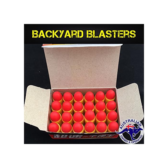 Buy 9mm Rubber Bullet Toy Gun Refill Pack Backyard Blasters Online