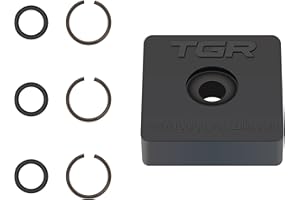 TOOL GUY REPUBLIC TOOLGUY REPUBLIC 3/8" Impact Retaining Ring Clip with O-Ring fits Milwaukee Type Wrenches (3 Sets with Install Tool)