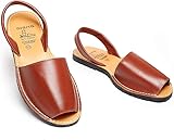 Avarca Leather Flat Sandals for Women - Made in