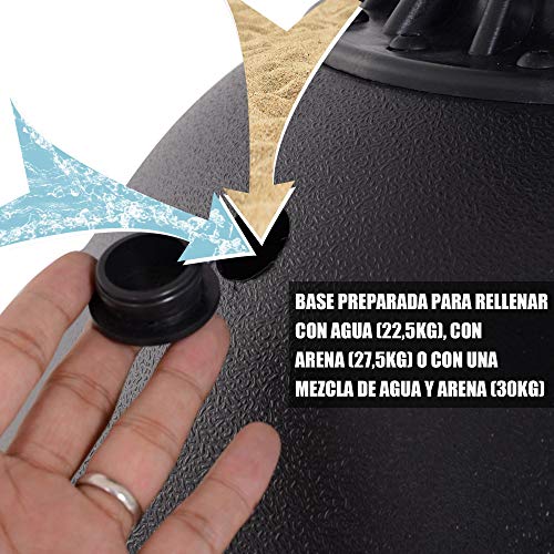HOMCOM-Saco-de-Boxeo-de-Pie-165cm-Sacos-de-Suelo-con-Soporte-para-Rellenar-Agua-o-Arena-para-Adultos-y-Nios