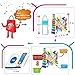LARZN - Celebrate With an Impression Premium Art Party Bags, Paint Party Supplies, Decorations, 12 Pack
