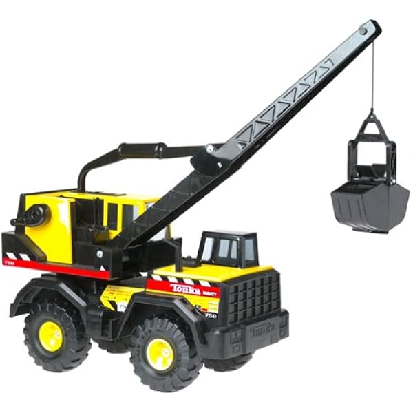 tonka truck crane metal
