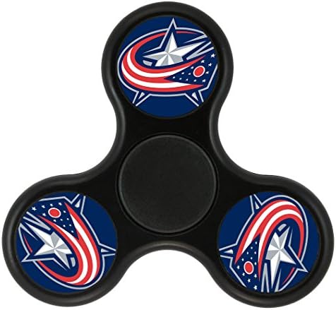 MEI SH Fidget Tri-Spinner Fidget Toy Hand Spinner(Blue Jackets/Columbus)