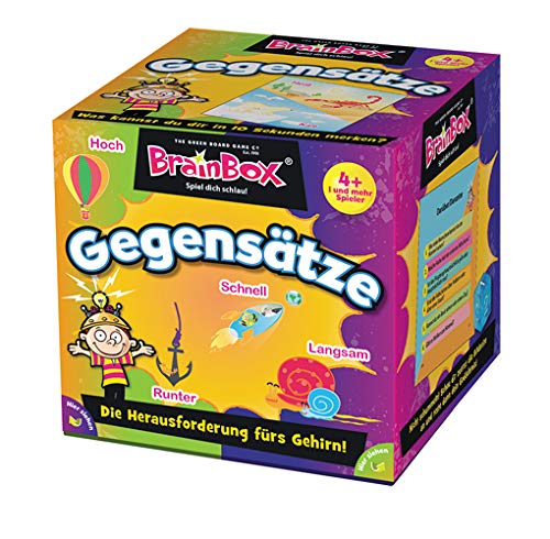 Brain Box 94928 Gegensätze, Lernspiel, Quizspiel für Kinder ab 4 Jahren
