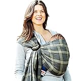 Mamaway Ring Sling Baby Wrap Carrier,Breastfeeding Privacy,Sherlock