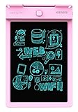 IGERESS Newest Pink 9-inch LCD Writing Tablet Electronic Writing Board Digital Drawing Board Graphic Drawing Tablet Durable ( Pink )