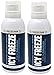ICY Freeze Cooling Pain Relief Continuous 4 oz Spray with Ilex! IcyFreeze Cold Therapy 360 Degrees Continuous Spray is Greaseless and Stain Free for Mess Free Therapeutic Pain Relief! (2 Pack)