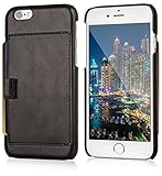 Lockwood iPhone 6/6s Snap On Wallet Case | Vintage Black | Travel Wallet With Card Holder | Ultra Slim & Lightweight Design | Classic Cases for Modern Devices | (4.7