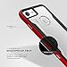 Zizo Shock Series Compatible with iPhone 8 Case Military Grade Drop Tested with Tempered Glass Screen Protector iPhone 7 case RED