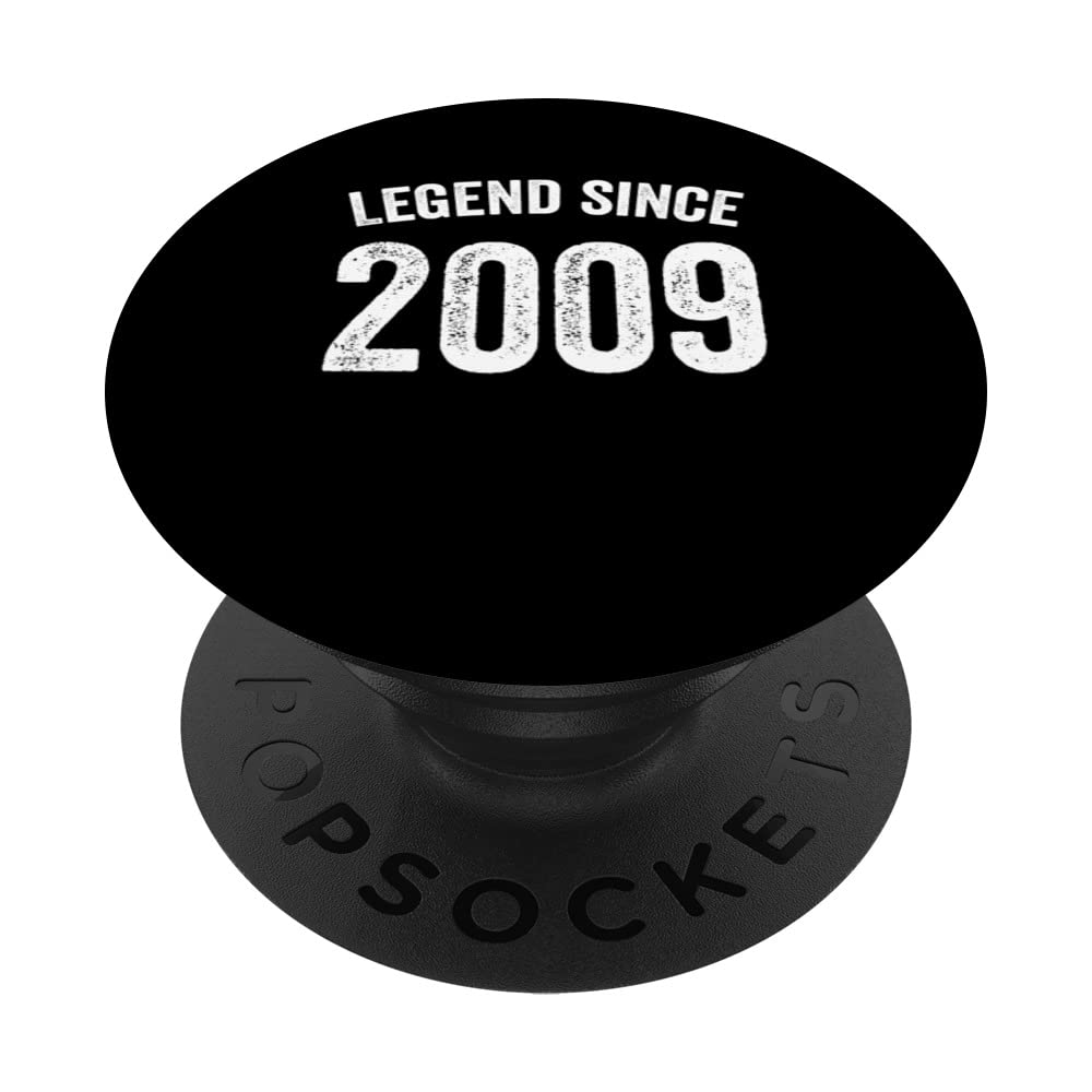 Vintage 2009 13th Birthday Idea for legend since 2009 PopSockets Swappable PopGrip
