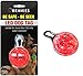 |Bennies World| Led pet dog / cat clip-on safety light - bright long lasting blinking pet dog / cat led collar lights. (red)