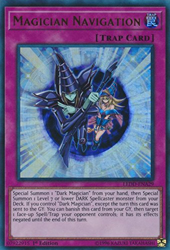 Magician Navigation - LEDD-ENA29 - Ultra Rare - 1st Edition - Legendary Dragon Decks (1st Edition)