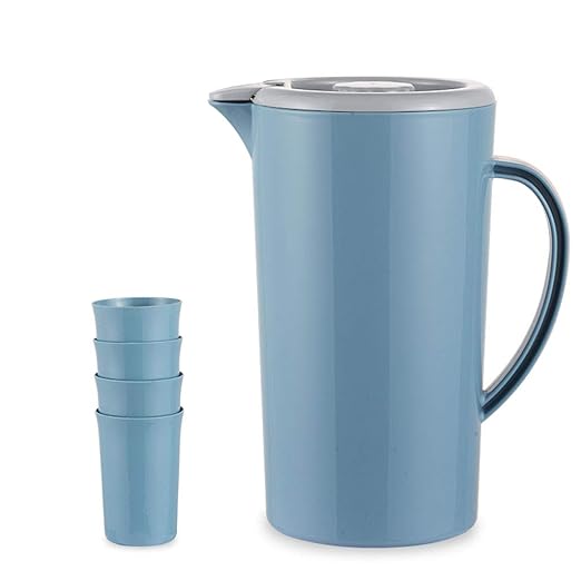 Jarras para Agua Botella Agua fría hogar Conjunto Taza fría Alta ...