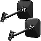 SUNPIE Mirrors Doors off Doorless Side Mirror Compatible with Jeep Wrangler JK/JKU 2007-2017 and 1996-2006 Wrangler TJ, Wrangler Sideview Mirror Suitable for No Door, Half Door