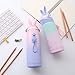 Kids Thermos, Cute Girls Water Bottle (12OZ), Mini Travel Mug, Rabbit Present for Birthday(Purple)