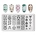 BORN PRETTY 8pcs L001-008 Nail Art Stamp Stamping Template Image Plates