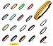 Softball Headbands U PICK YOUR COLOR - Leather with Stitching for Seam Fastpitch Stretch Elastic Sport and Fashion Headband by Kenz Laurenz