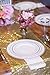 Parsley Vine 60 Pieces Gold Plastic Plates, Plastic Dinnerware Set, Premium Heavy Duty Gold Disposable Plastic Plates