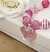 FINREZIO 2 Pairs Cute Chunky Bubblegum Necklace and Bracelet set for Girls