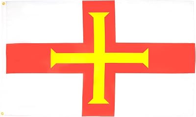AZ FLAG Guernsey Flag 2x3 Ft 100D Polyester with Two Grommets