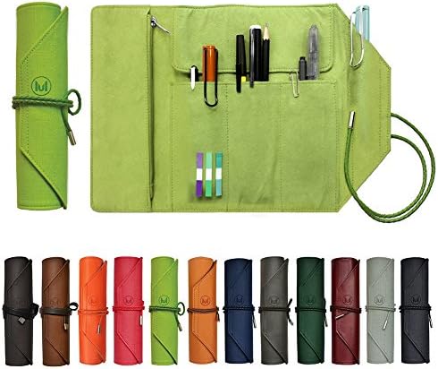 ContRoll Original Large-size Roll-up Pencil Case Pouch, Maple Grass