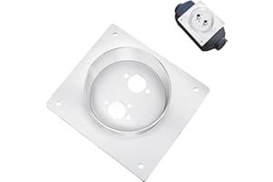 MOSXOED Stainless Steel Diesel Heater Mount Plate for RV Motorhome Camper, Diesel Heater Turret Mount Plate Heater Floor Base Mount Bracket for Parking Auxiliary Heating