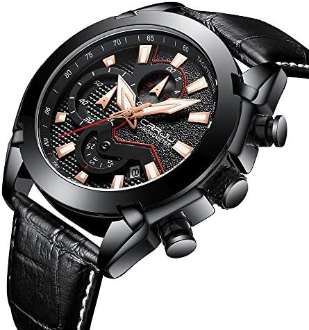 Men's Chronograph Analog Quartz Watch Waterproof Sport Wrist Watches …