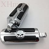Chrome Aluminum Motorcycle Foot Pegs For Universal 1984-2014 Harley Davidson bikes