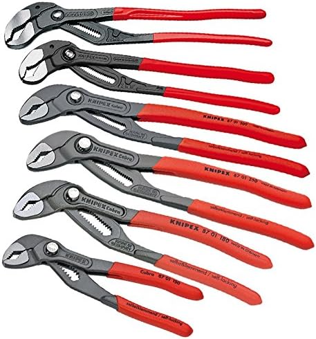 Knipex 8701 Xl Xxl Pipe Wrench Pliers Plumbing Pipe Wrench Cobra Water Pump Pliers 150 180 250 300 400 560 Mm Xxl 87 01 150 180 250 300 400 560 Wrench Plumber 150 Amazon Co Uk Car Motorbike