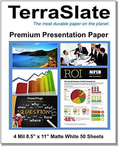 Premium Presentation Paper Matte White, 8.5 X 11 Inches, 50 Sheets