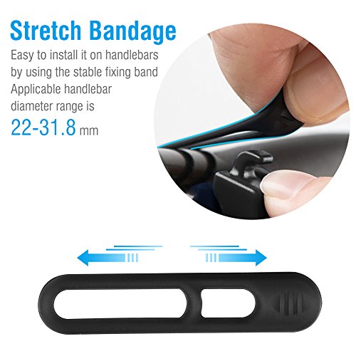 Fietstoeter Elektrische fietsbel USB Oplaadbare fietsbel Volume instelbaar voor mountainbike(Zwart) - Image 7