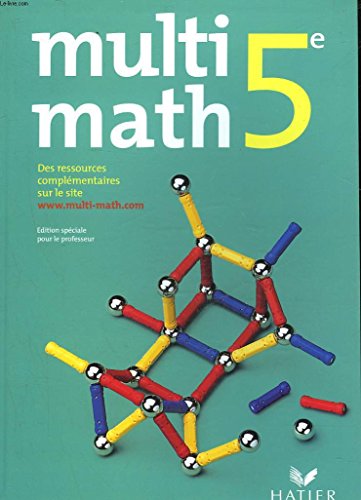 Multi-math 5e - Version Enseignant