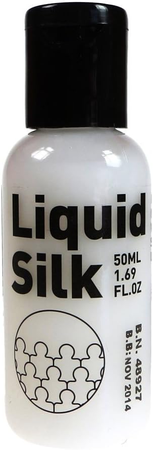 Liquid Silk Small Water Based Lube/Lubricant 50ml, White, 50 ml (Pack of 1)