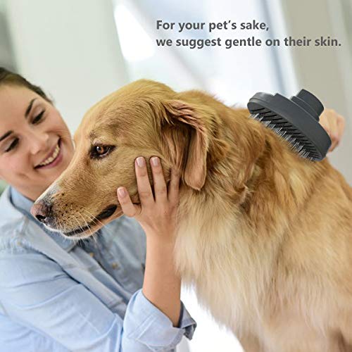 SIWA MARY Dog Brush & Cat Brush Pet Grooming Comb Slicker Self Cleaning Brush Removing Shedding Tool for Long Hair & Short Hair Dogs and Cats (Mint Green) - Thumbnail 6