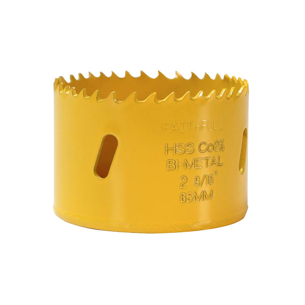 Faithfull FAIHSVP65 Bi-Metal Cobalt Holesaw 65mm