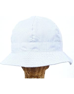 Spring Stripe Down Brim Hat #60356BLU!