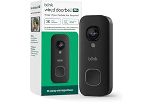 Introducing Blink Wired Doorbell 2K+ — Head-to-Toe 2K video doorbell, continuous hardwired power, pair with Alexa or Blink Ch
