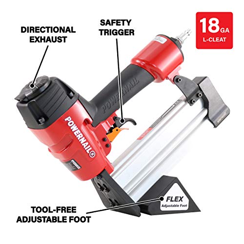 Powernail Model 50F, 18Gauge Cleat Nailer for Engineered Wood Flooring