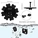 FEELLE Solar Powered Fountain Pump,1.6W Bird Bath Fountain Pump Kit for Birdbath Pond Garden and Patio