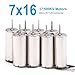 Crazepony 8pcs 7x16mm Brushed Motors 17500KV 716 Coreless 1mm Shaft w/ 8pcs 3-Blade 31mm Propellers 1mm Hole Blue Props for Tiny Whoop Micro FPV Drone