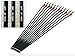 GPP Archery Carbon 30-Inch Targeting/Hunting Arrows Field Points Replaceable Tips for Recuve Bow & Compound Bow