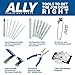 Ally Tools 12 PC Triple Flint Replacements Compatible with All Triple Flint Strikers - Long Lasting Flints